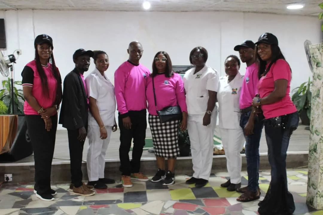 The medical and evangelical outreach team with nursing staff